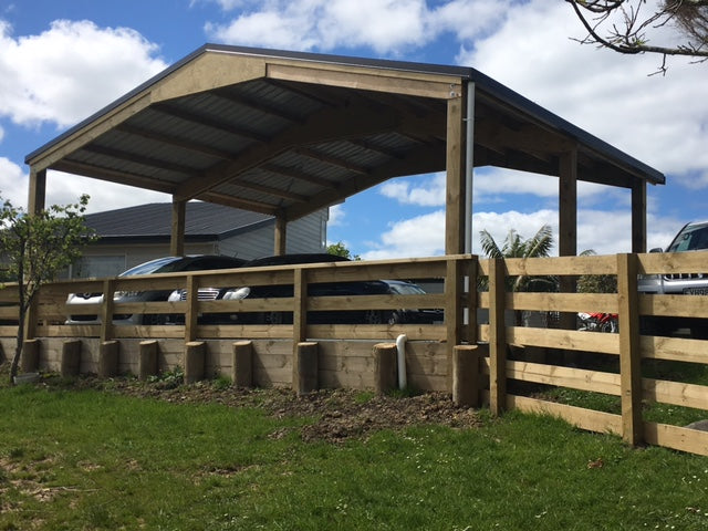 GABLE CARPORT - 6.0mD x 6.0mW