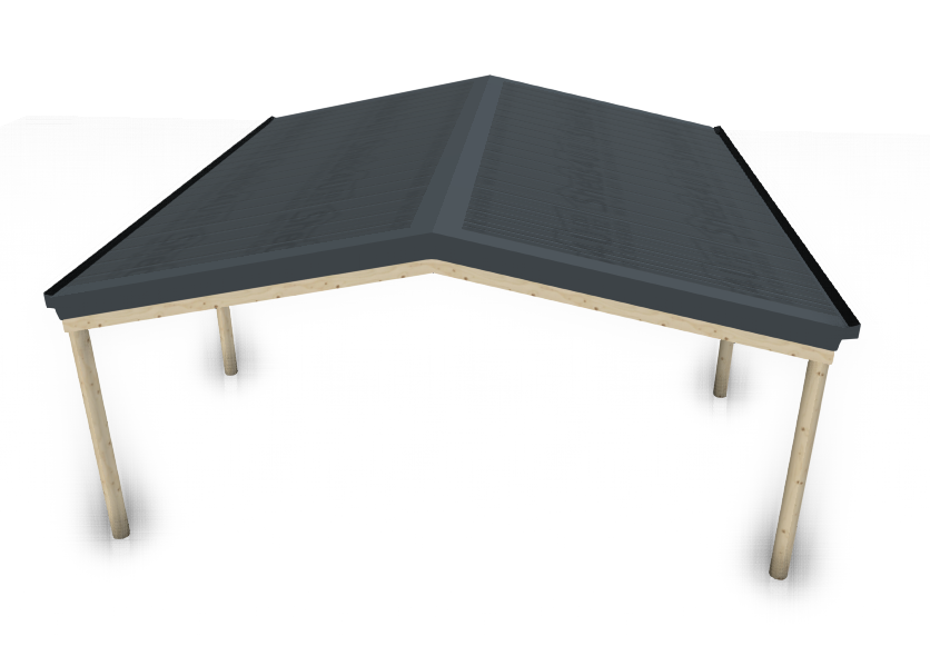 GABLE CARPORT - 6.0mD x 6.0mW