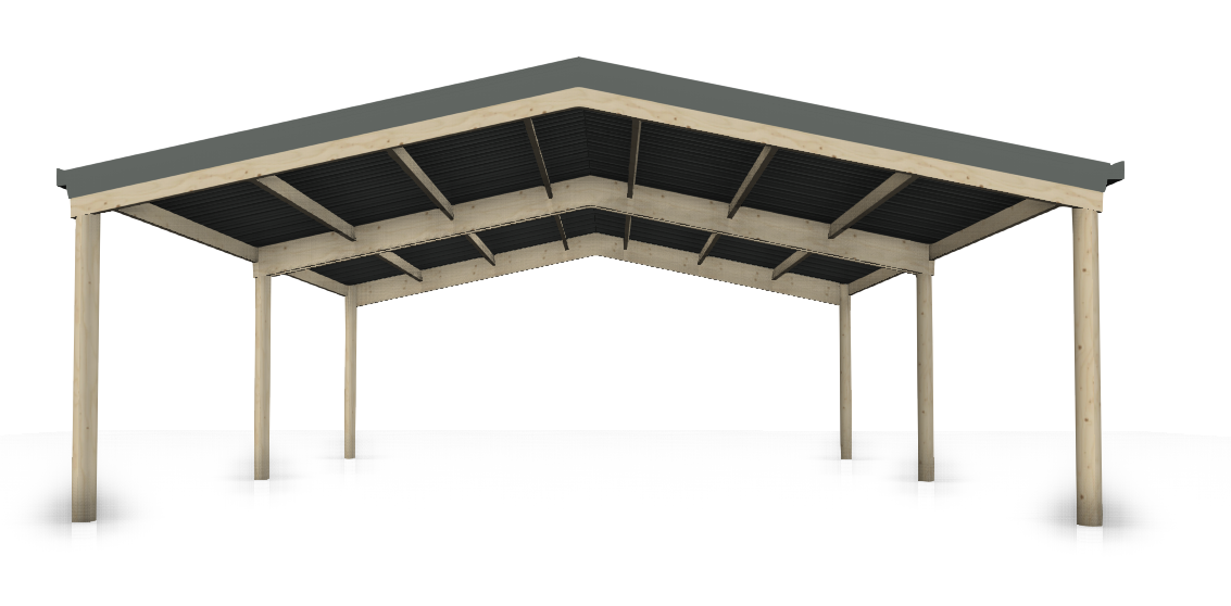 GABLE CARPORT - 6.0mD x 7.0mW (Copy)